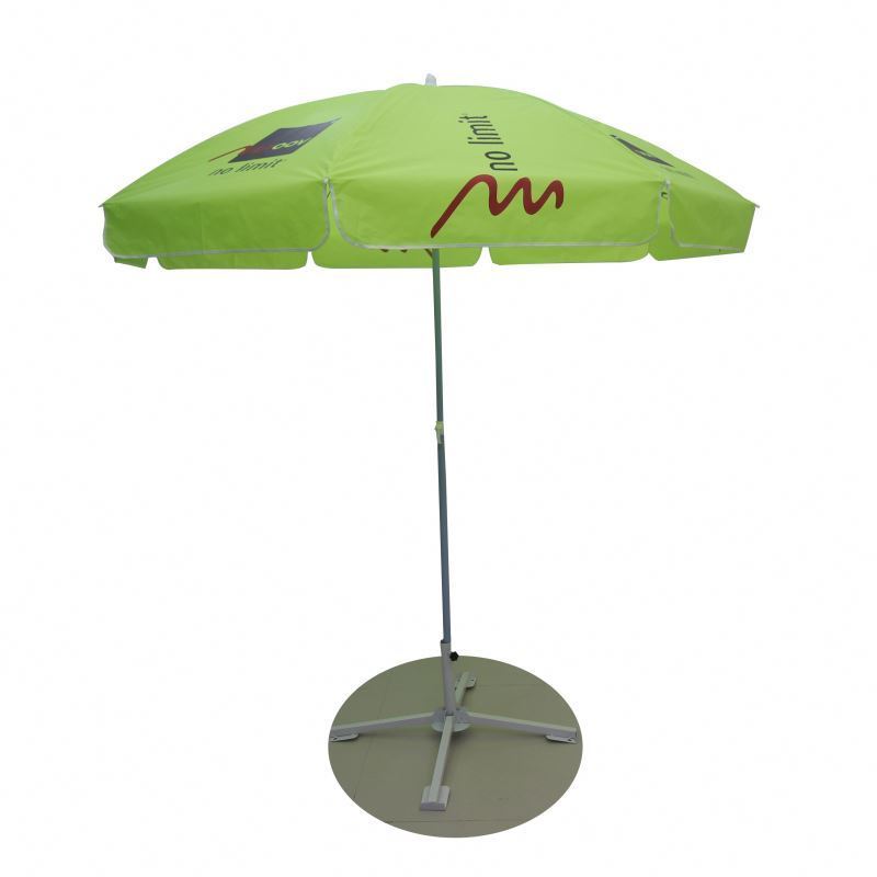 Outdoor Aluminum Parasol  high quality umbrellas parasol beach with base Beach Umbrella Wood