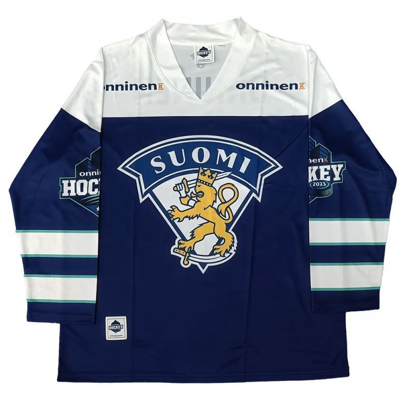 Factory Custom Printed Multifunctional Custom Print Logo european hockey jersey