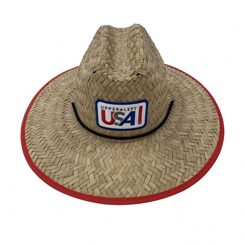 Hot Selling Solid Ladies Sun Paper Beach Sun Floppy Paper  Straw Hat Bell Shape