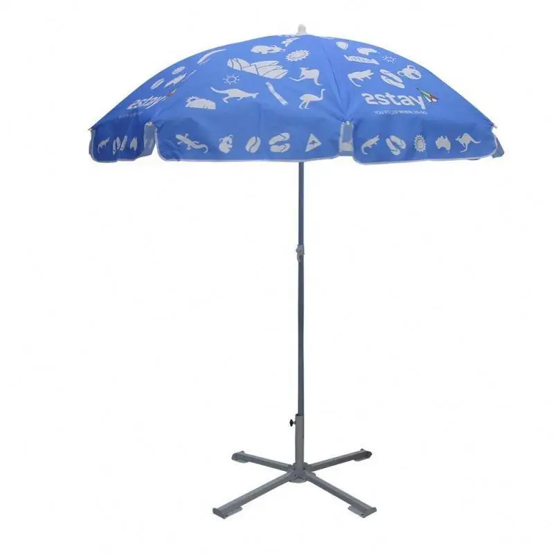 Custom Printable Water Proof Wind Proof Cheap Custom Outdoor Commercial Beach Sun Patio Umbrellas