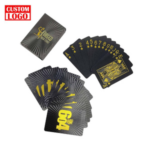 Great Feel Plastic Poker Playing Cards Card Deck Waterproof Holographic Poker Playing Cards Plastic