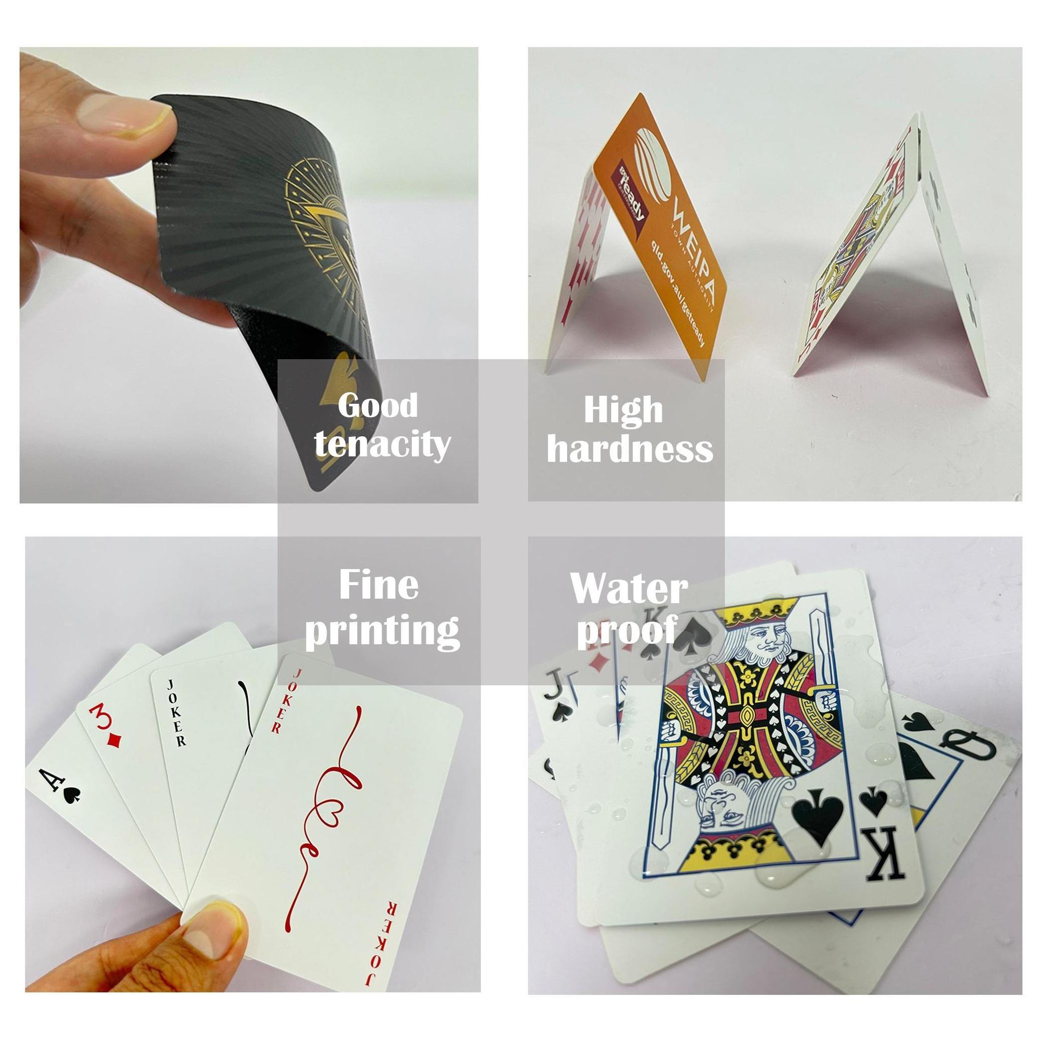 Professional Anime Playing Cards Poker Cards Waterproof Custom Playing Cards In Bulk