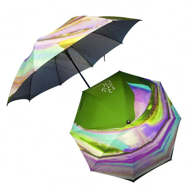 Custom Printing Golf Automatic Umbrella Rolls Royce Golf Umbrella Windproof