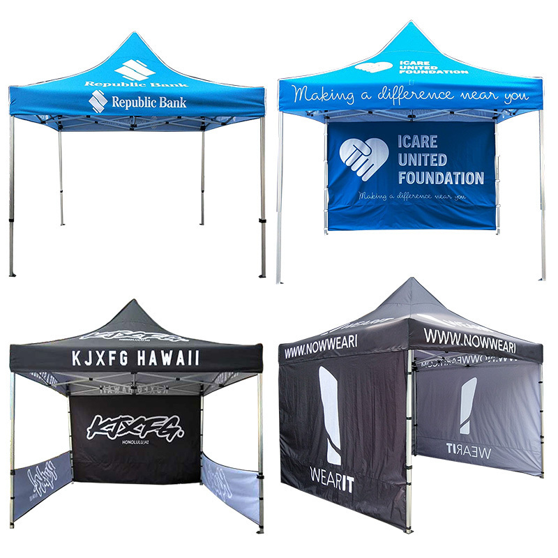 Sublimation Print 10X10 Canopy Gazebo Marquee Tent Durable Trade Show Tent