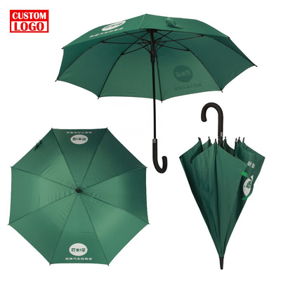 Sun Custom Umbrella Golf Cost-Effective Promotional Golf Umbrella Green And White Golf Umbrella