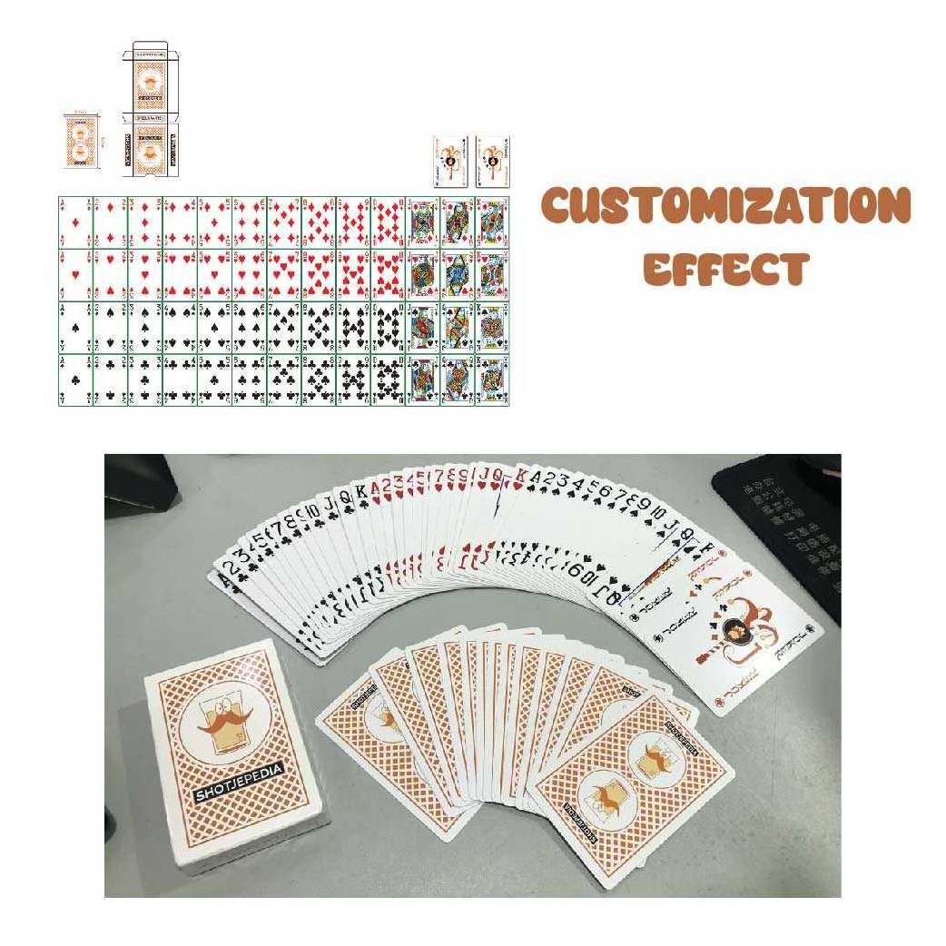 Easy to Read Custom Cards Playing Card Games Poker Plastic Playing Cards