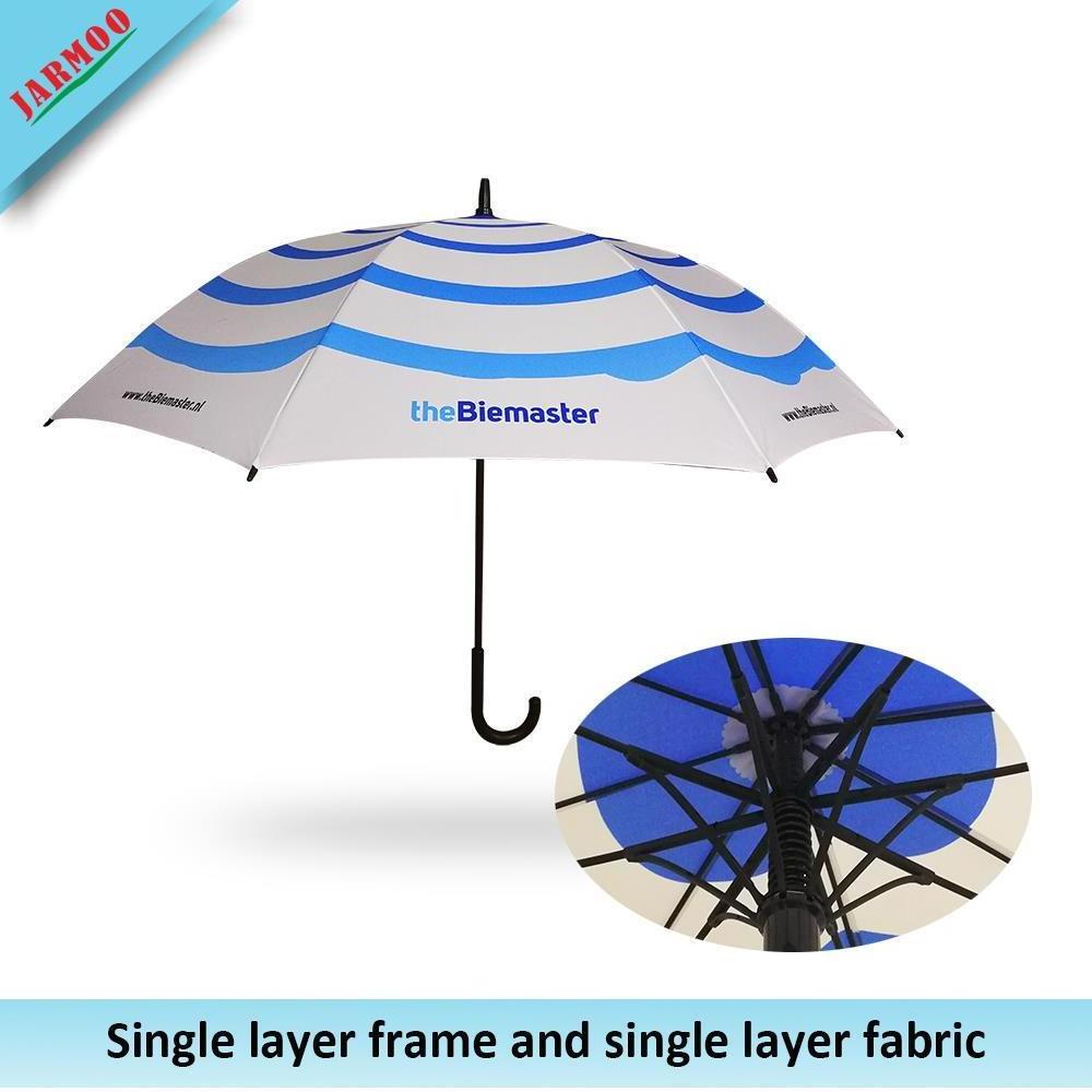 Sublimation Customized High Quality Full Fiberglass Wind Proof Uv Umbrella