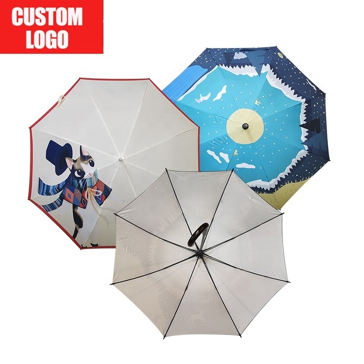 Custom Logo Automatic Extra Large Windproof Wholesale Golf Umbrella Custom Logo