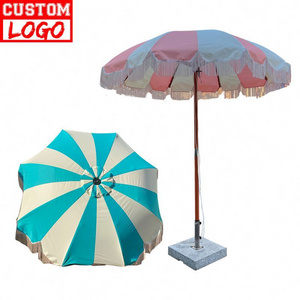 Custom Print Patio Garden Umbrellas 2.5M Square Patio Umbrella For Decoration