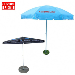 Customized Hotel Sun Shade Umbrella Heavy Duty Group Decor Beach Umbrella'S Outdoor Beach Umbrella