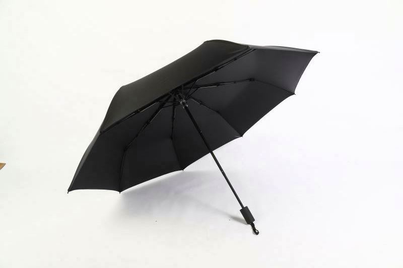 Foldable 3 Automatic Folding Umbrella 23 Inch 12Ribs Auto Open Close Custom Print Logo Umbrella