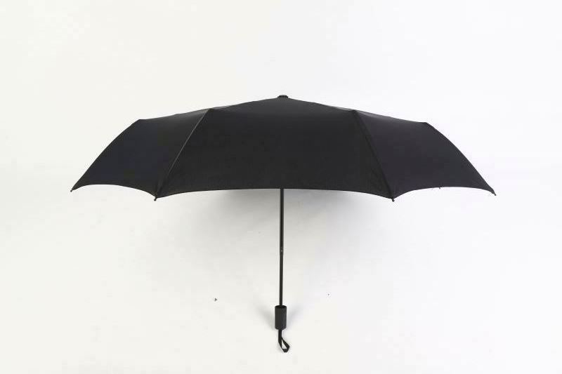 Foldable 3 Automatic Folding Umbrella 23 Inch 12Ribs Auto Open Close Custom Print Logo Umbrella