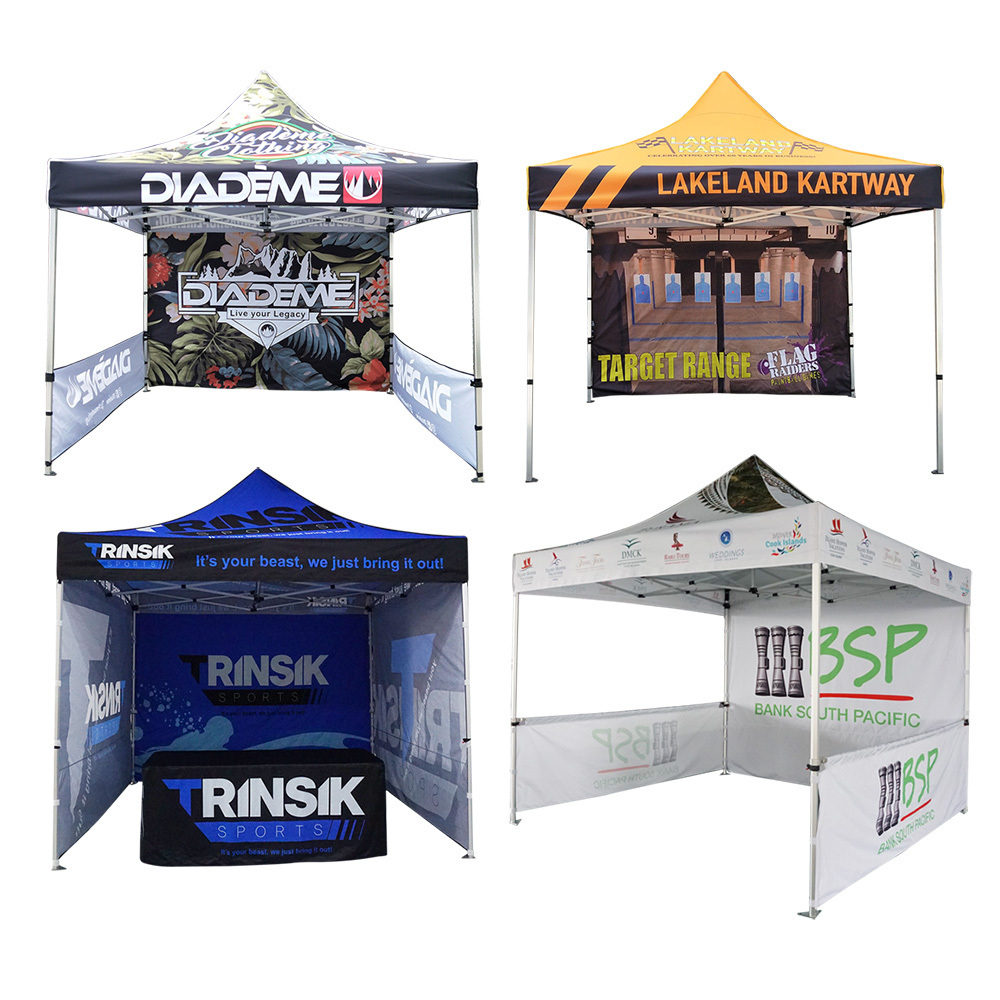 Sublimation Print 10X10 Canopy Custom Canopy Tent Pop