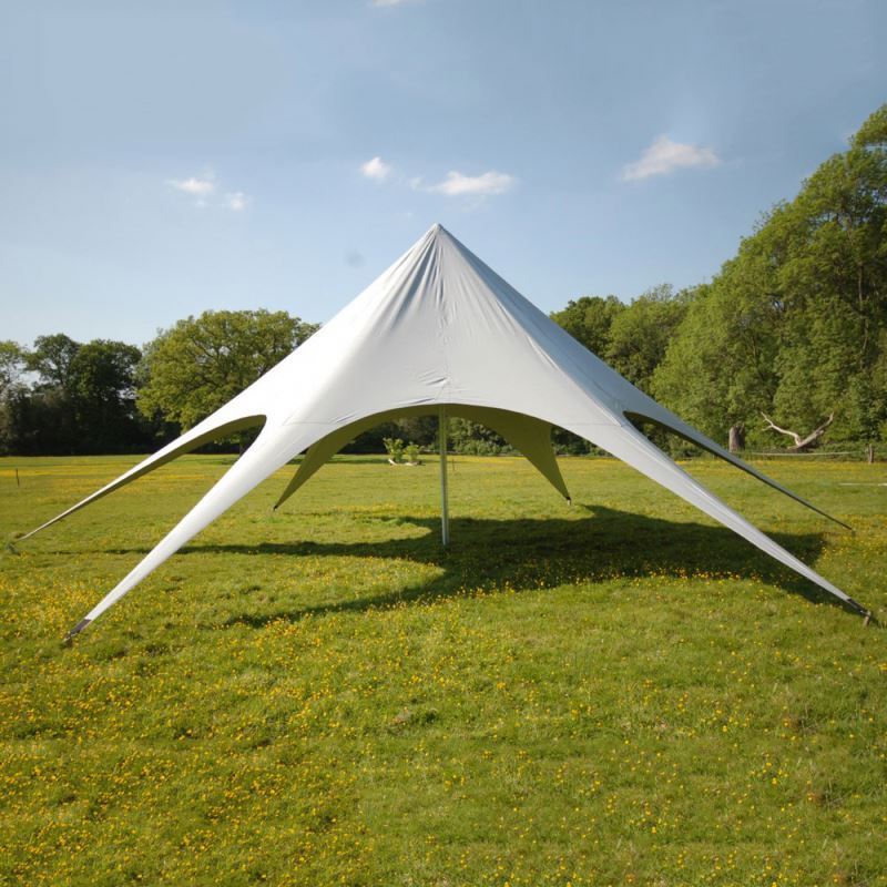 Blue Star Shaped Large Shelter Display Tents For Events