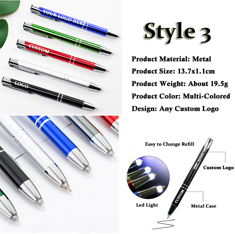 Lazer Light Pen Laser Powerful Custom Printed Printing Logo Ballpoint Pen With Light