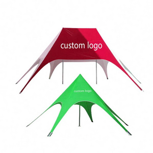 Blue Star Shaped Large Shelter Display Tents For Events