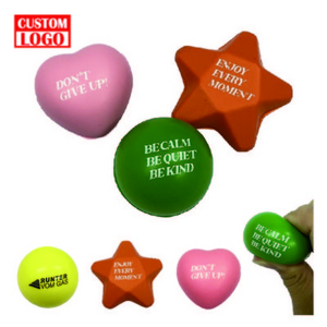 Anxiety Toys Anti-Stress Heart Ball Pu Foam Anti Stress Ball Anti Stress Tennis Ball