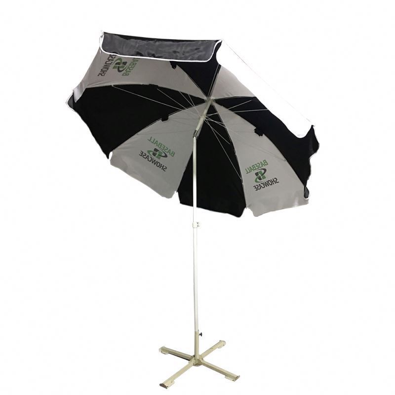 aim On Customization UV Proof Portable Beach Umbrella With Logo Print