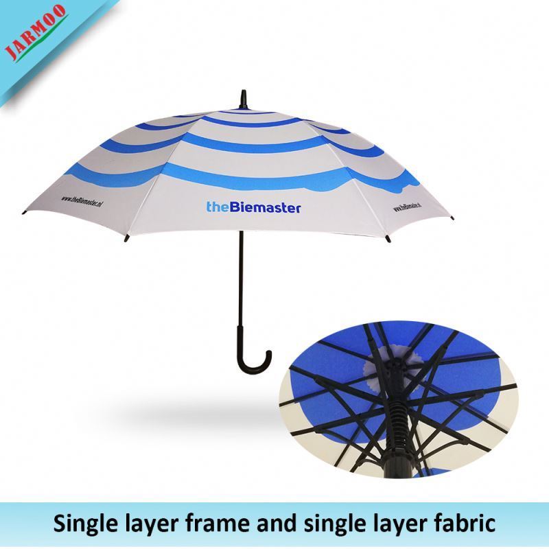 Promotion Advertising 30 inch Digital Printing Double Canopy Sun Umbrella Prints Logo Custom Golf Umbrella