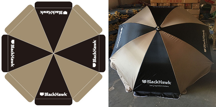 Factory Supply Portable UV Proof Advertising Customized Beach Sun Umbrella