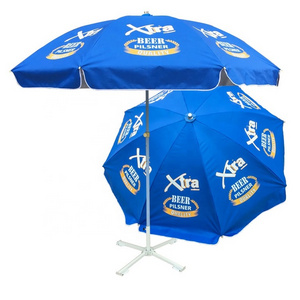 Factory Supply Portable UV Proof Advertising Customized Beach Sun Umbrella