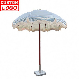 Custom Print Patio Umbrella Aluminium Big Size Patio Umbrella For Decoration