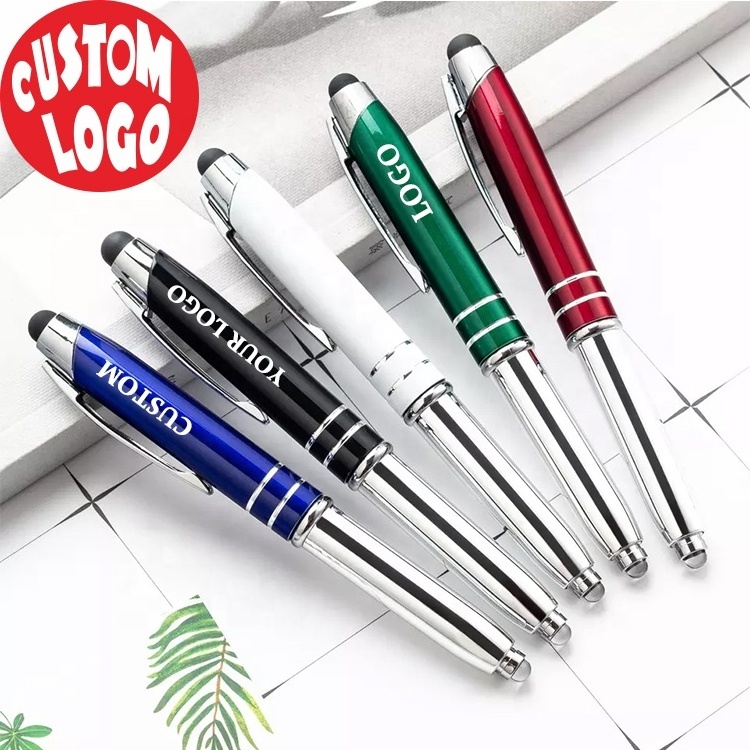 Lazer Light Pen Laser Powerful Custom Printed Printing Logo Ballpoint Pen With Light