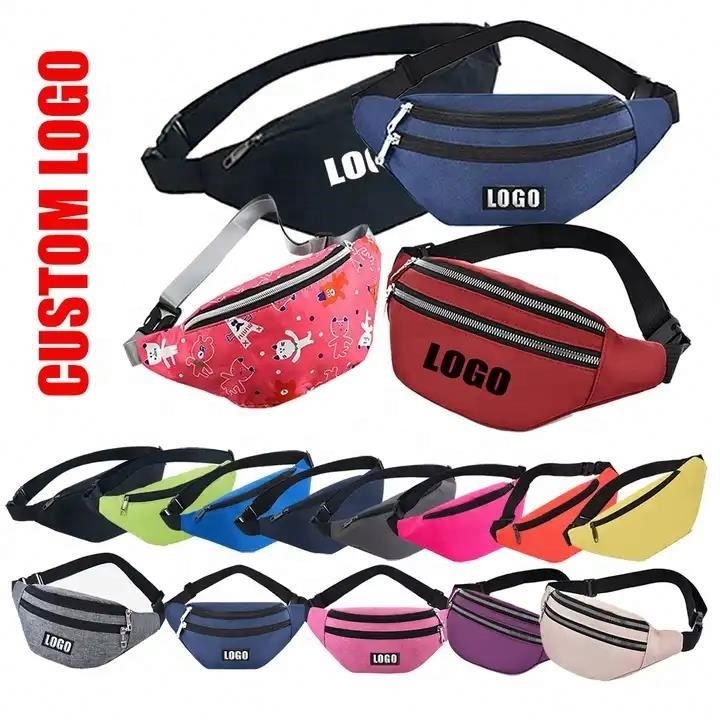 Custom Logo Sport Running Belt Waist Bag Hip Bum Waist Belt Bag Fanny Pack Belt Fanny Pack Waist Bag