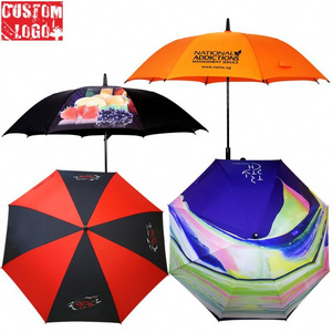 Promotion Quality Outdoor Business Giveaways Custom New Model Windproof Rain Gift 30" Golf Umbrella