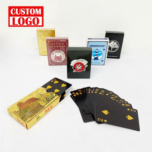 Custom Logo Playing Poker Cards Printing Waterproof Playing Cards Pvc Game Paper Card Games