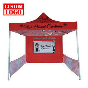 Aluminium Marquee Folding Gazebo Tent 3X3 Promotional Folding Custom Print Event Tent 3 Walls Outdoor Shelter