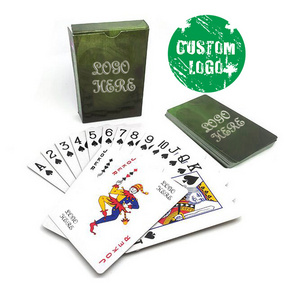 Promotion Gifts Custom Print Games Poker Cards Set Poker Chip Sets Playing Cards With Logo