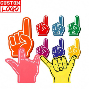 Festival Party Tools Multi Color Foam Hand Sponge Hand Foam Finger For Supporter