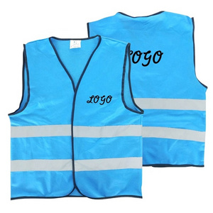 Fast Delivery Reflective Vest For Biker Running Vest Blue Reflective