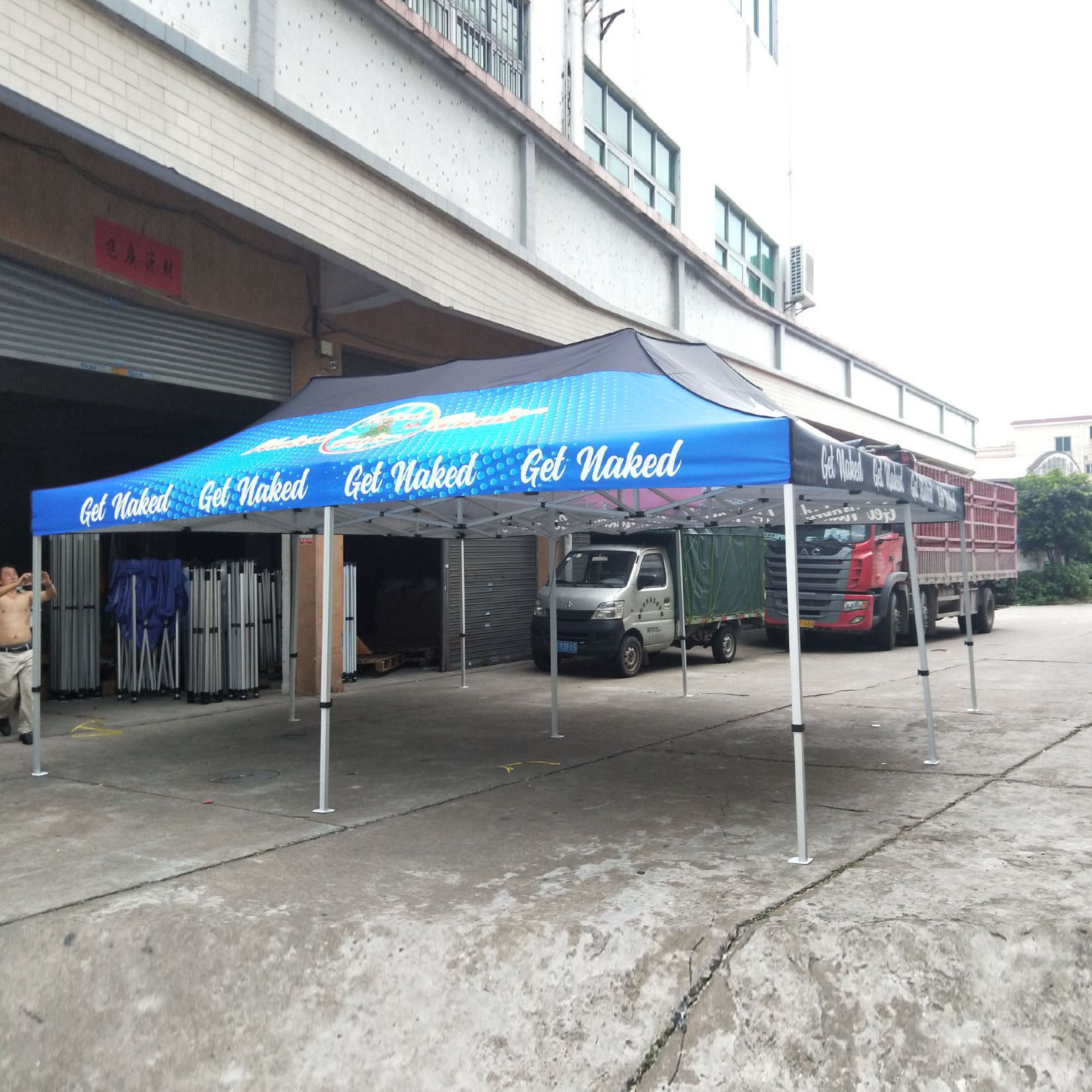 Trade Show 6x6 Folding Tents Events 20x20 Canopy Tent 6x6 Gazebo 20'x20' Party Tent Canvas Canopy