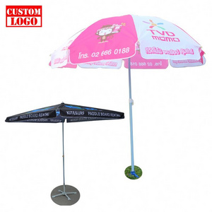 Customized Sun Umbrella Outdoor Aluminum Heavy Duty Beach Umbrella 6Ft Beach Umbrella