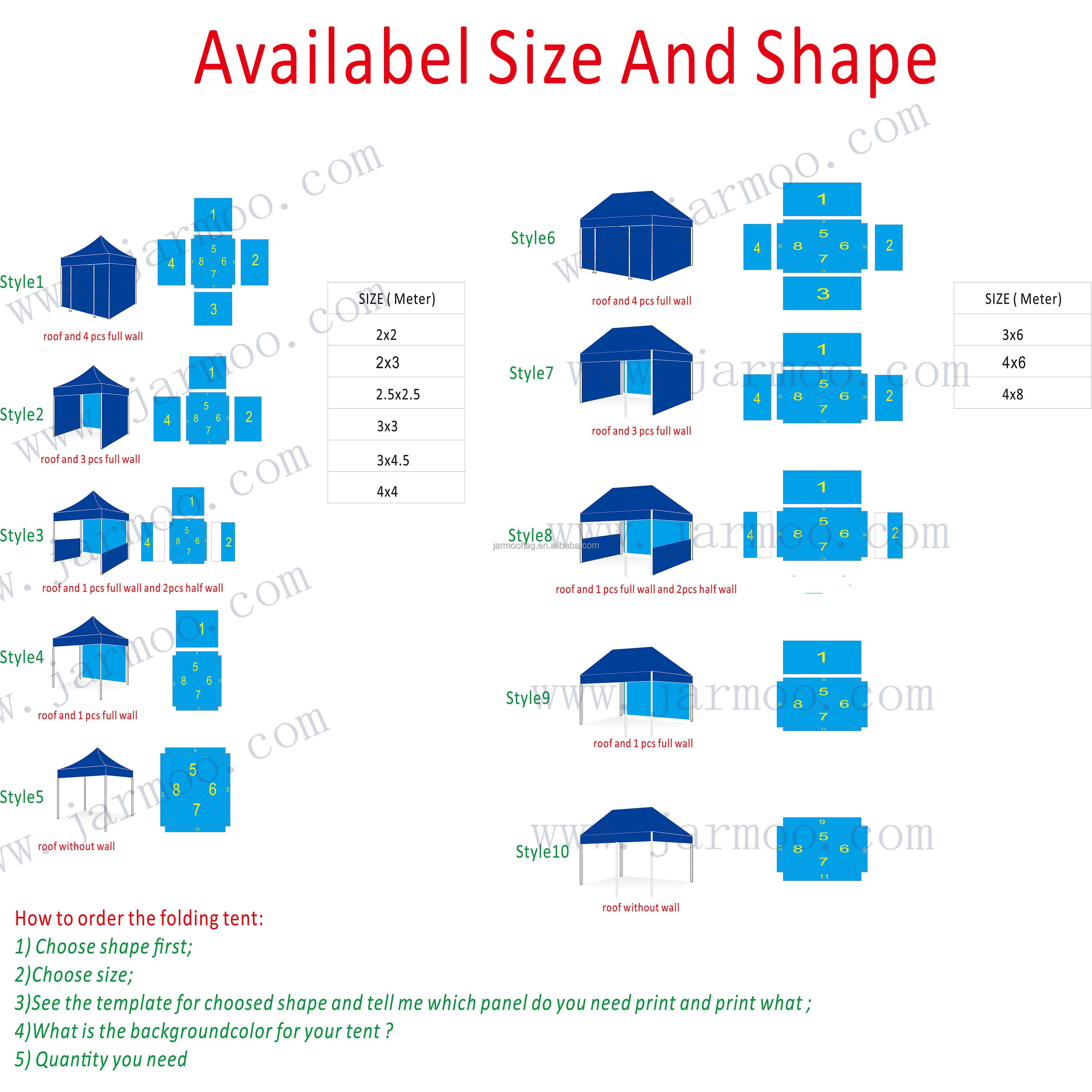 2018 Hot selling Outdoor events tent trade show l pop up 10 x 10ft 3x3 pop up tent