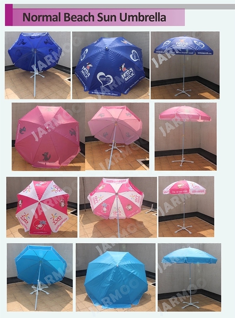 2020 Outdoor Cheap Custom Logo Free Design Outdoor Parasols Promotional Advertising Beach Cabana Umbrella