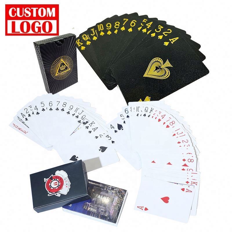 Factory Customized Waterproof Wholesale Manufacturer Of Poker Cards Golden Poker Playing Cards