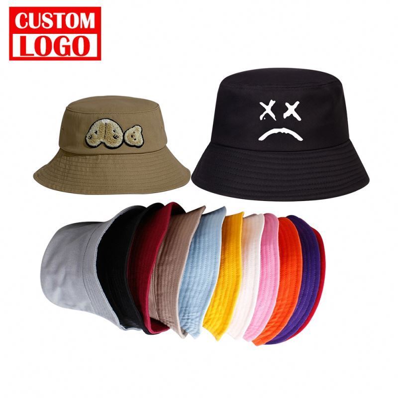 With Your Company Logo Uv Proof For Fishing Hiking Garden Beach Hat Bucket Hats Unisex