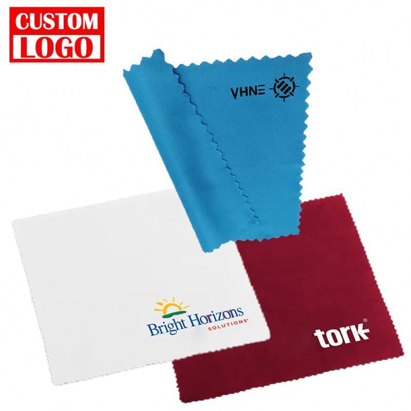 Customized Logo Private Label Wiping Eye Glasses Cloth High Quality Lens Eyeglass Microfiber Cleaning Cloth