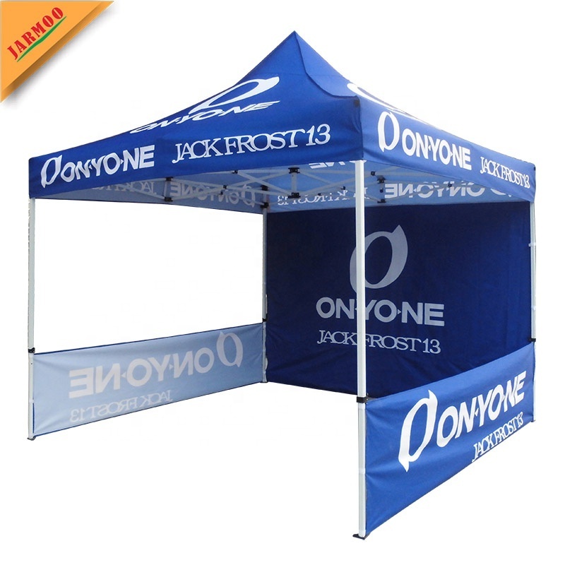 High Quality Folding Heavy Duty Canvas Pop-Up Gazebo With Sides Panels Wall 3X3 Tent