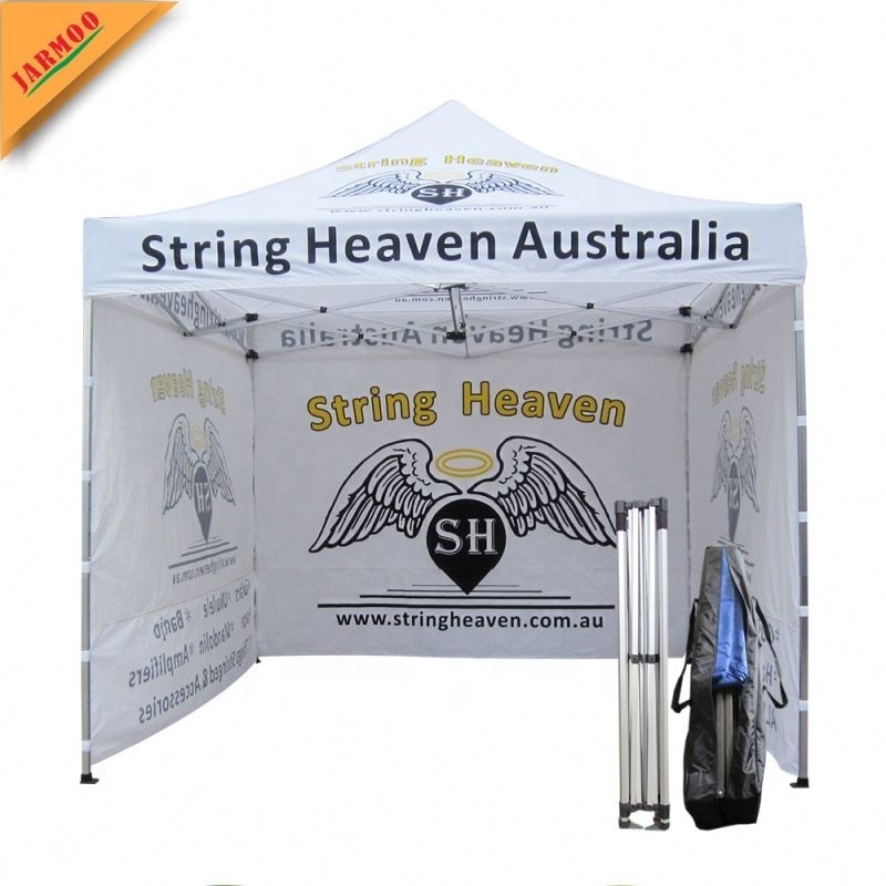 High Quality Folding Heavy Duty Canvas Pop-Up Gazebo With Sides Panels Wall 3X3 Tent