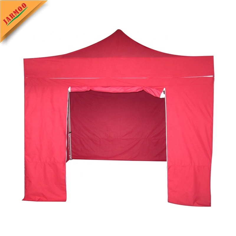 High Quality Folding Heavy Duty Canvas Pop-Up Gazebo With Sides Panels Wall 3X3 Tent