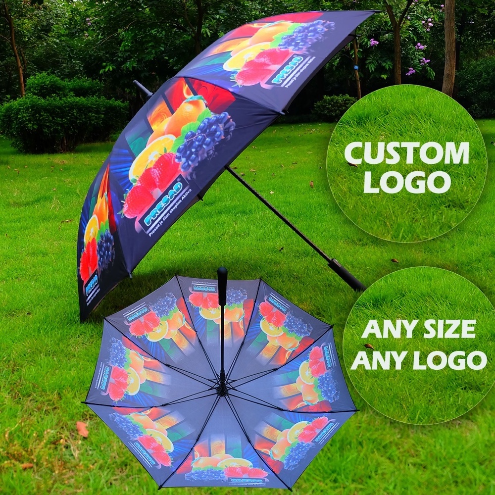 Custom New Model Windproof Rain Gift Customized Small Cute Golf Umbrella Daily Life Customized Logo Golf Men Umbrella