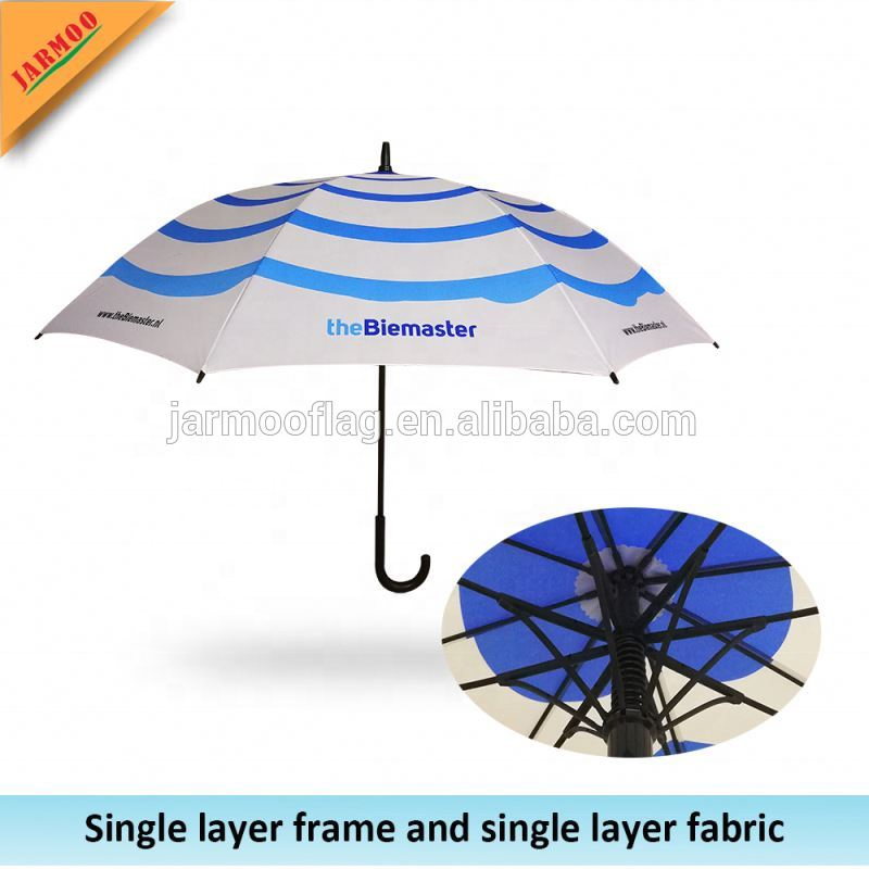 Windproof Double Layer Custom Umbrellas No Minimum 27 Inch Golf Umbrella