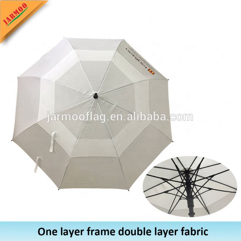 Windproof Double Layer Custom Umbrellas No Minimum 27 Inch Golf Umbrella