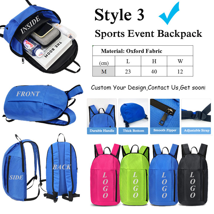 Custom Logo Laptop Student Gift Event Casual Sports Backpack Waterproof Travel School Backpack Outdoor Custom Backpack with Logo