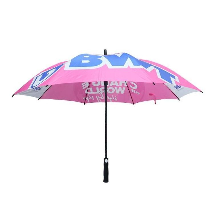 Customizable Logo Print Wind Proof Commercial Umbrellas for the rain