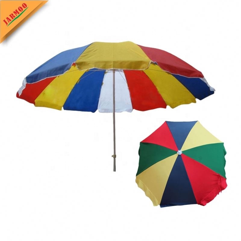 outdoor sun-proof canvas beach umbrella